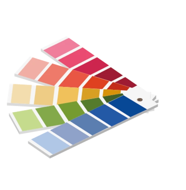 logo-échantillon couleur-3d isométrique